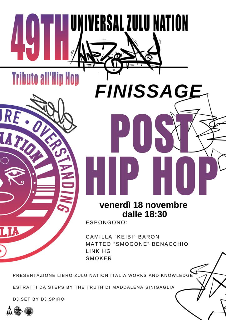 POST HIP HOP - Finissage - 18 Novembre 2022 - Bassano del grappa
